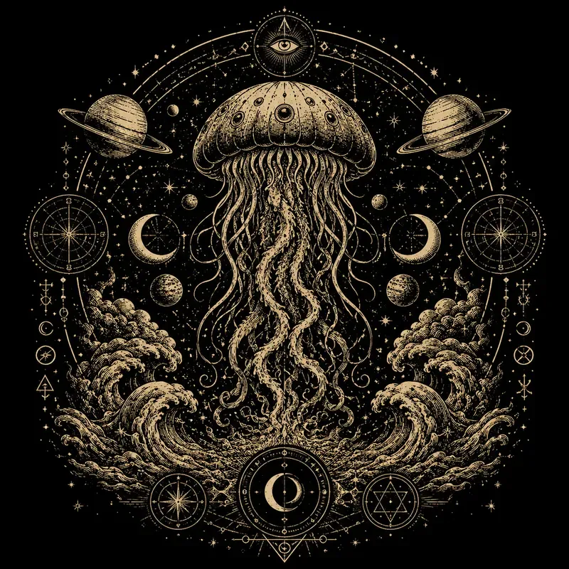 Vintage Arcane Symbolic Tshirt Designs