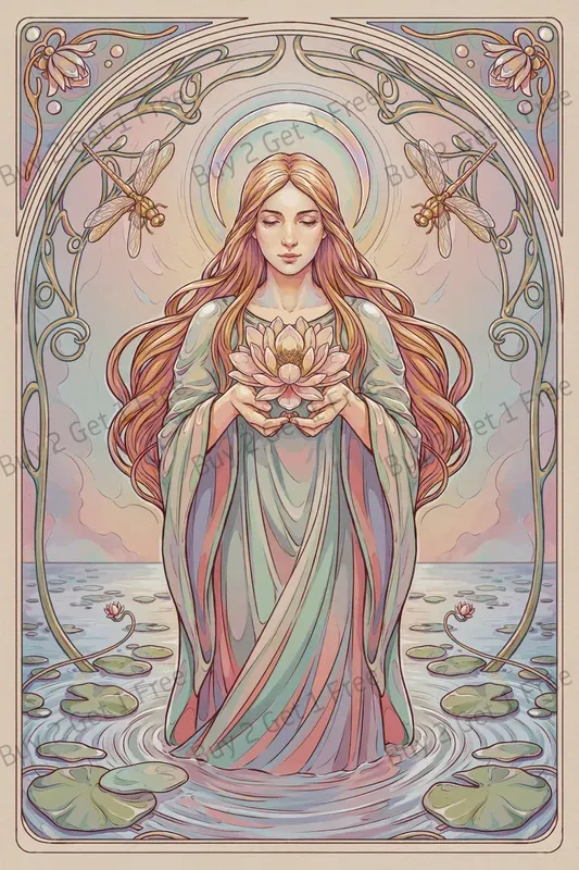 Opaline Mirage Art Nouveau Dreams