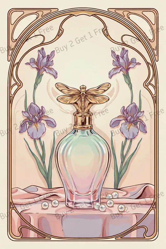 Opaline Mirage Art Nouveau Dreams