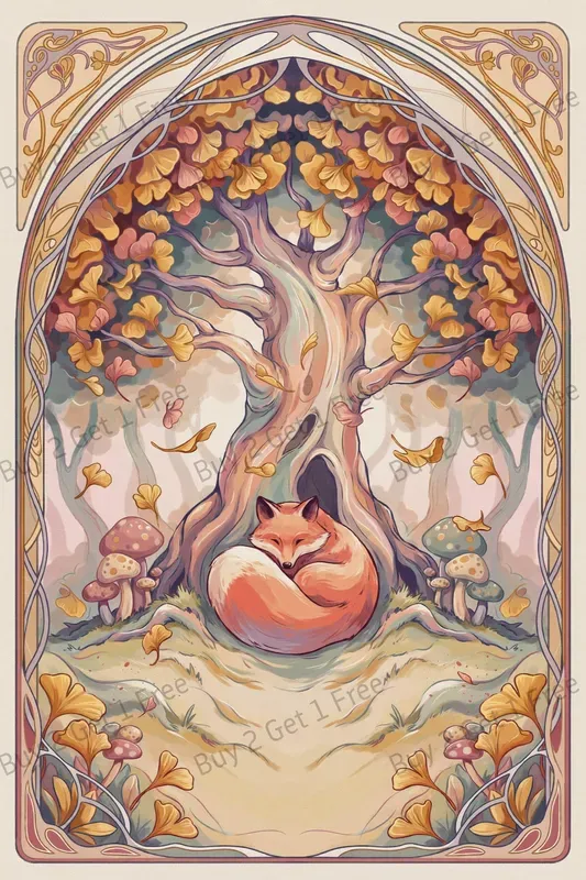 Opaline Mirage Art Nouveau Dreams