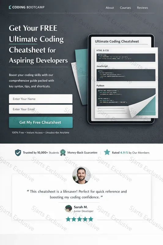 High End Email Capture Landing Pages