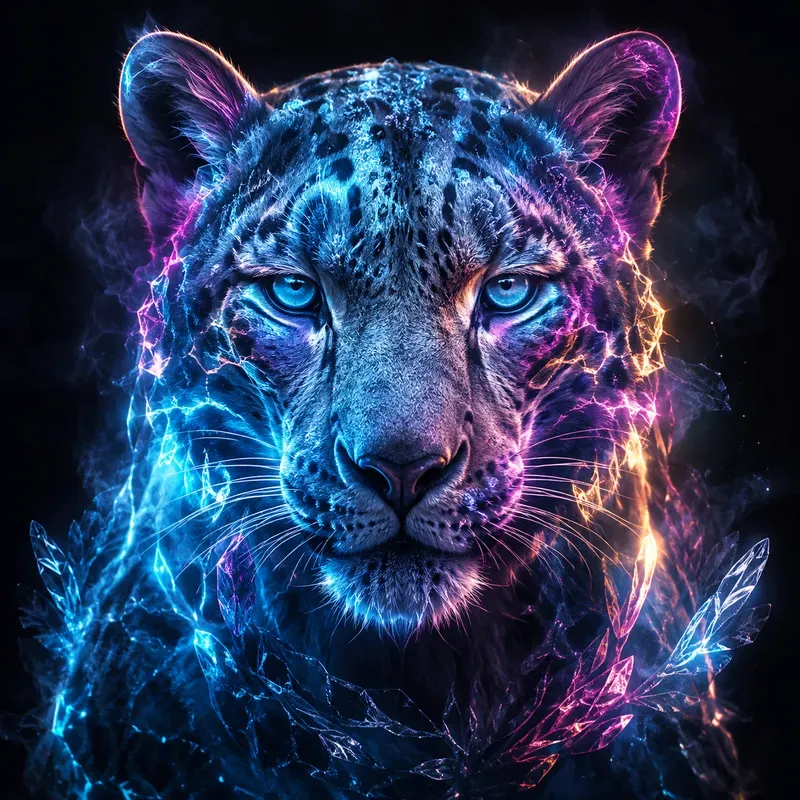 Neon Wildlife Auras