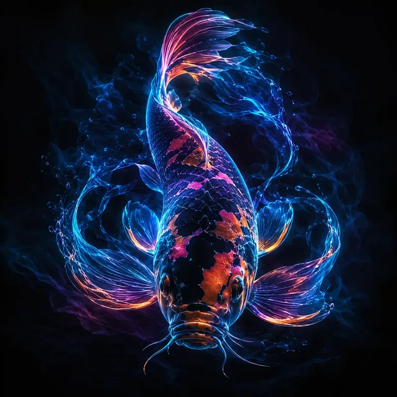 Neon Wildlife Auras