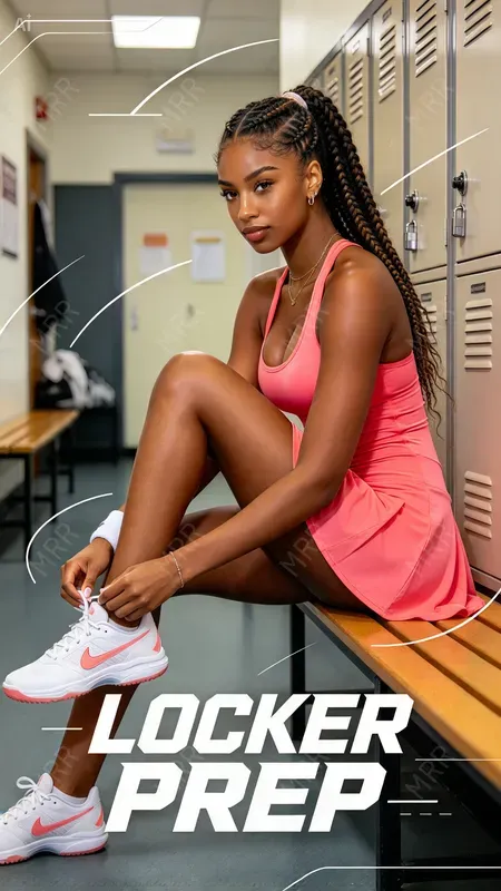 Tennis Girls At School