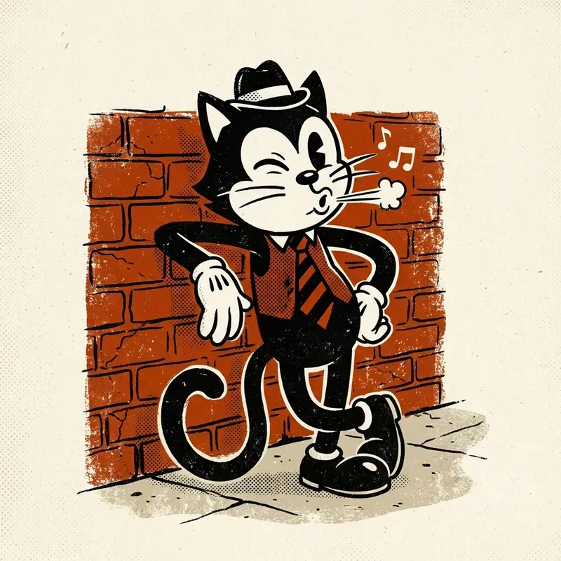 1930s Vintage Rubber Hose Cartoons