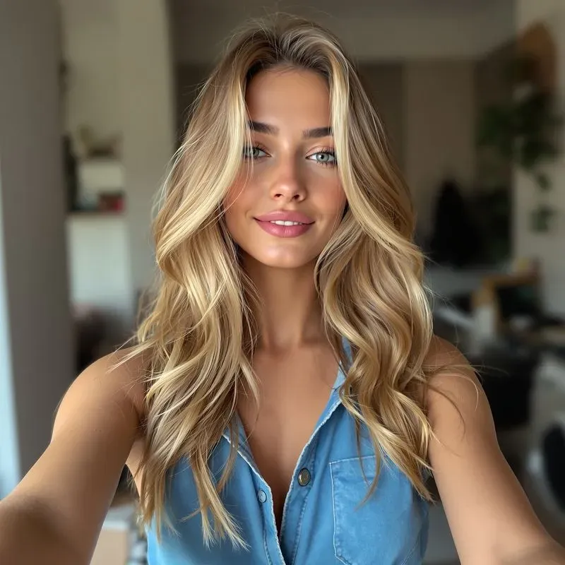 Beautiful Instagram Models Take Selfies