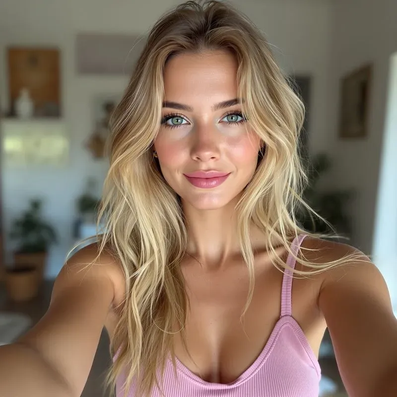 Beautiful Instagram Models Take Selfies