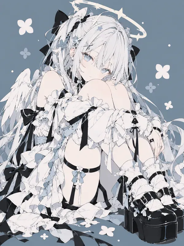 Stylish Flat Anime Girls Kawaii