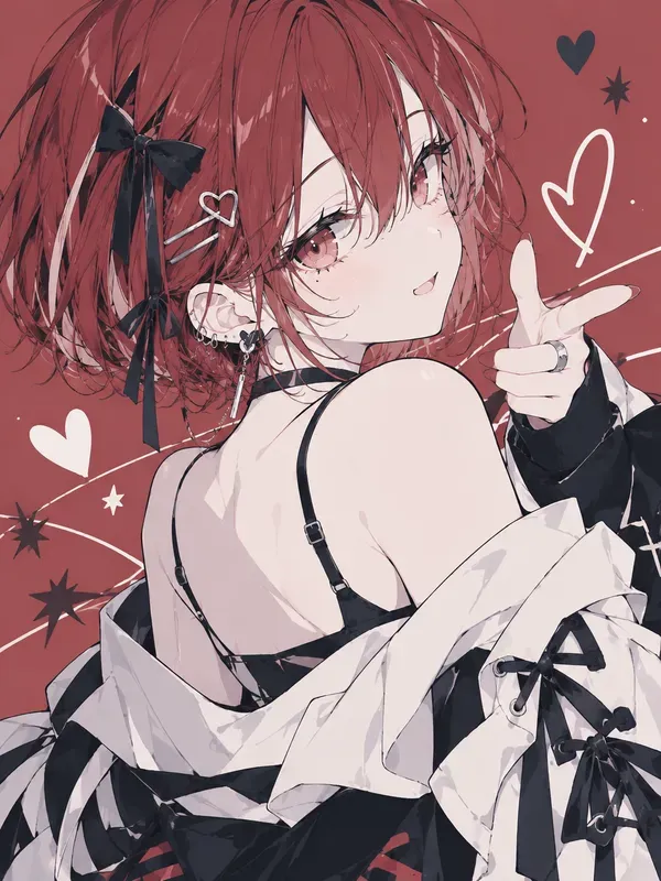 Stylish Flat Anime Girls Kawaii