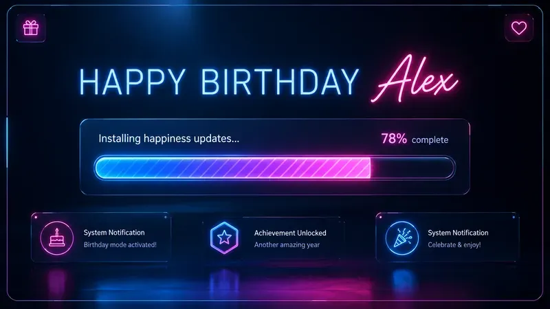 Birthday System Interface Generator