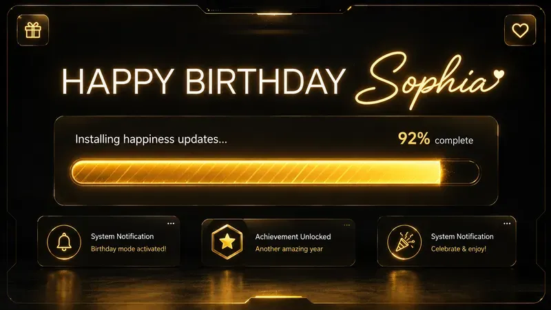 Birthday System Interface Generator