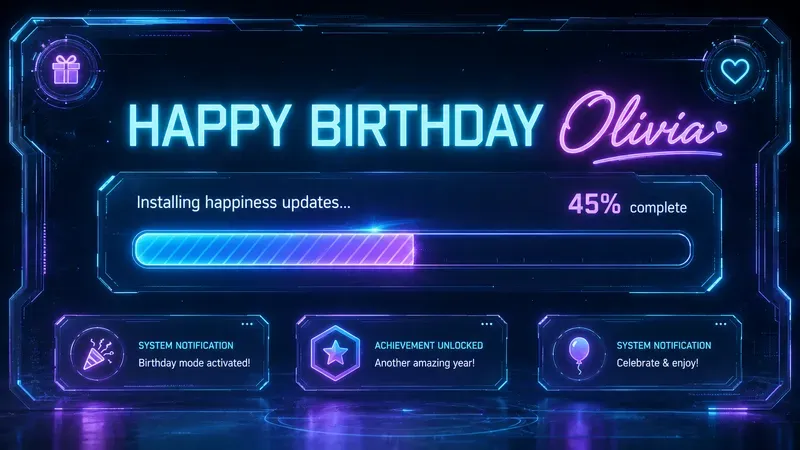 Birthday System Interface Generator