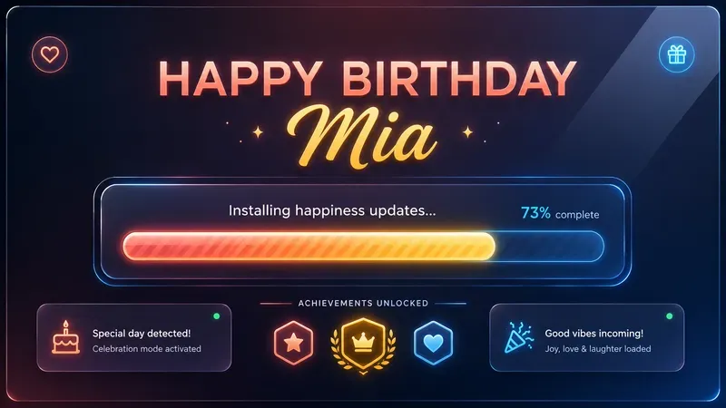 Birthday System Interface Generator