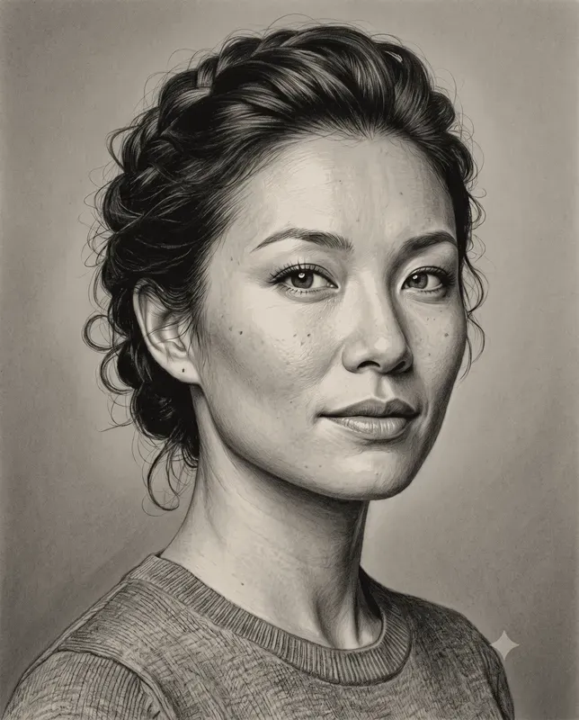 Hyperrealistic Pencil Portrait Generator