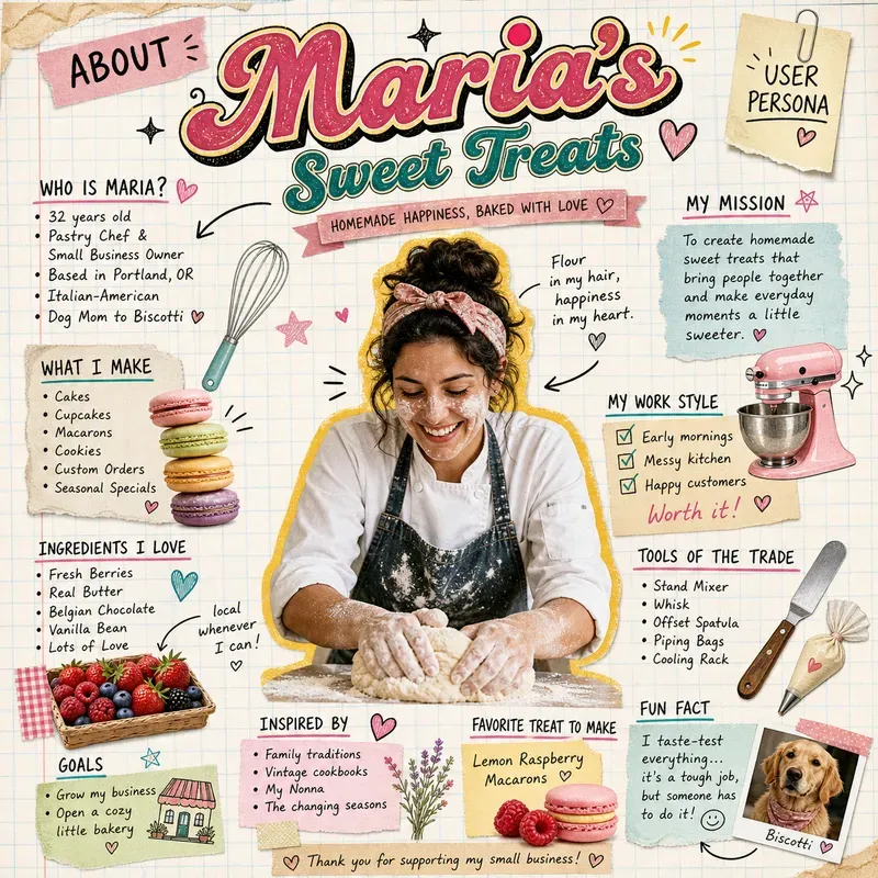Digital Scrapbook Persona Cards