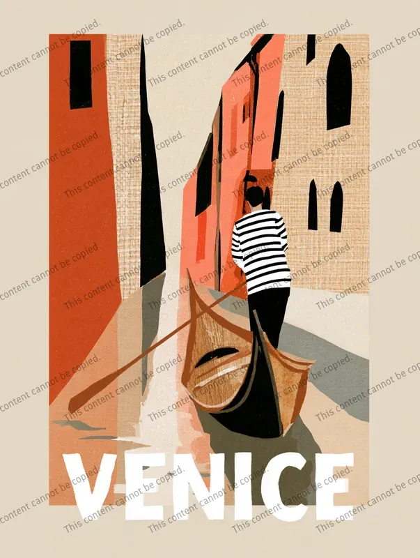 Retro Travel Poster Art