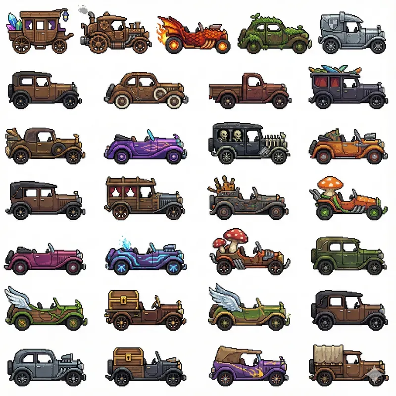 2D Pixel Art Game Dev Sprite Assets