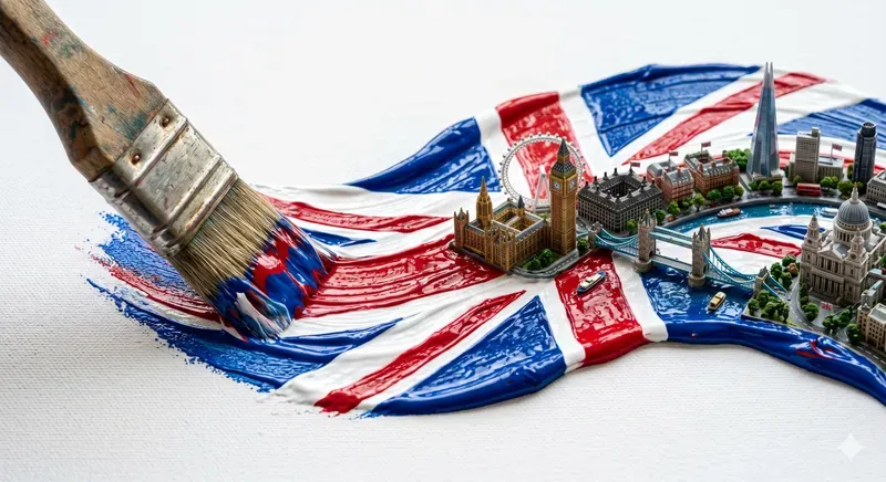 Paintbrush Flag Landmark Art