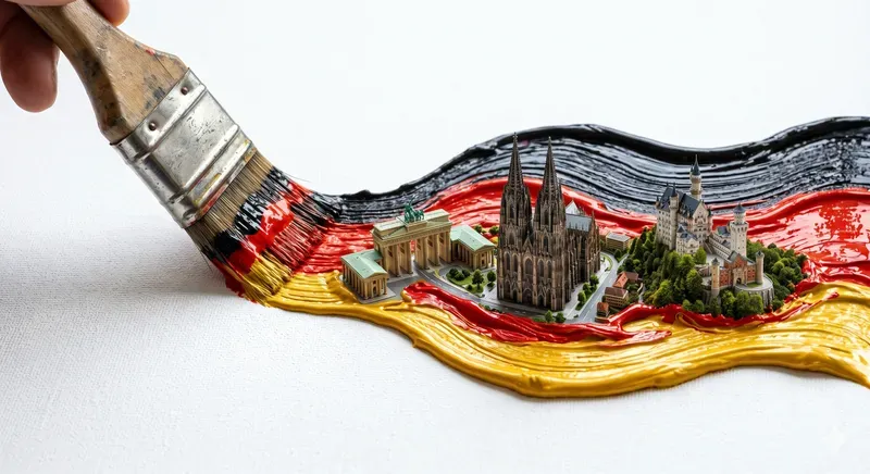 Paintbrush Flag Landmark Art