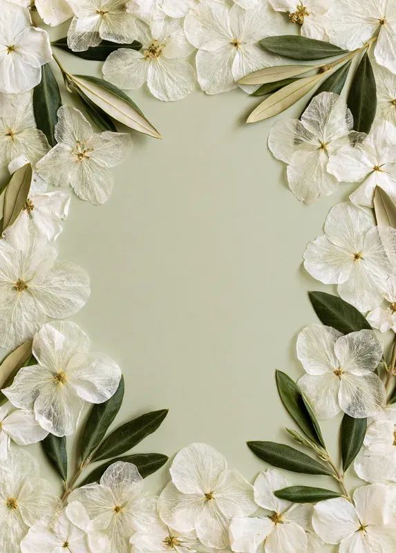 Pressed Flower Wedding Invitations