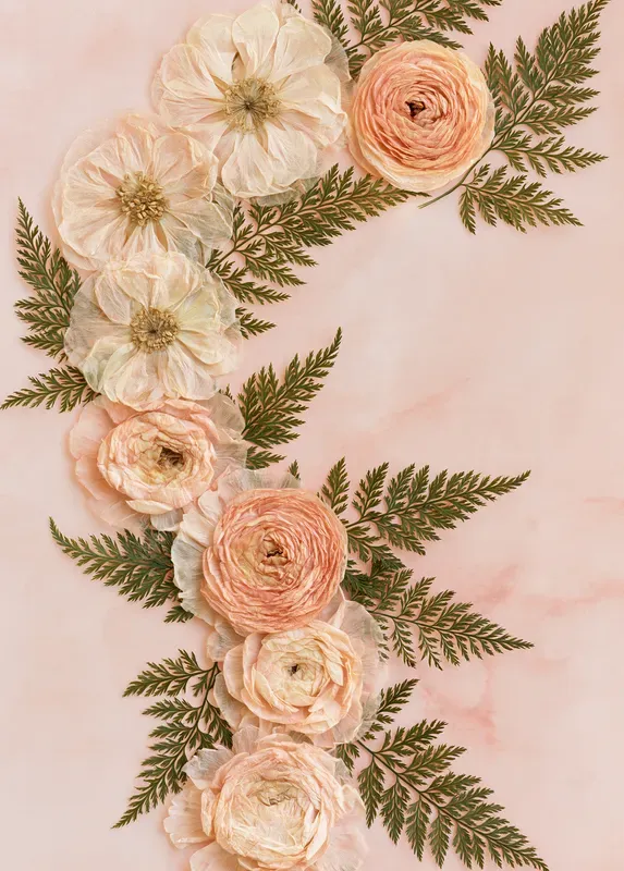 Pressed Flower Wedding Invitations