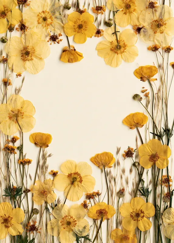 Pressed Flower Wedding Invitations