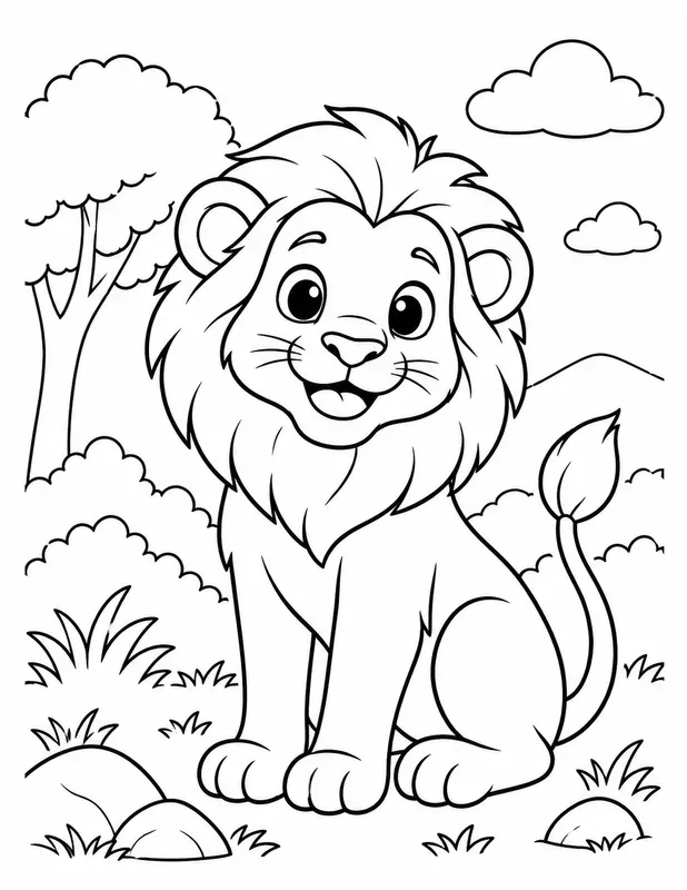 Coloring Book Page Generator