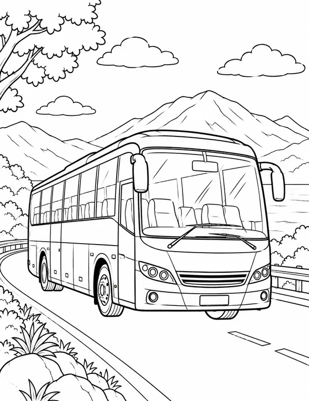Coloring Book Page Generator