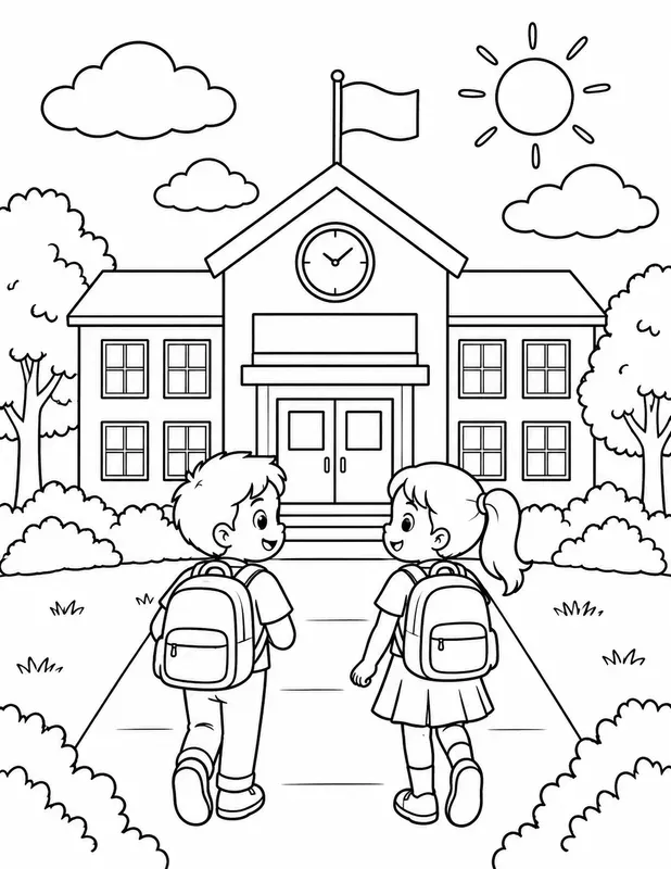 Coloring Book Page Generator