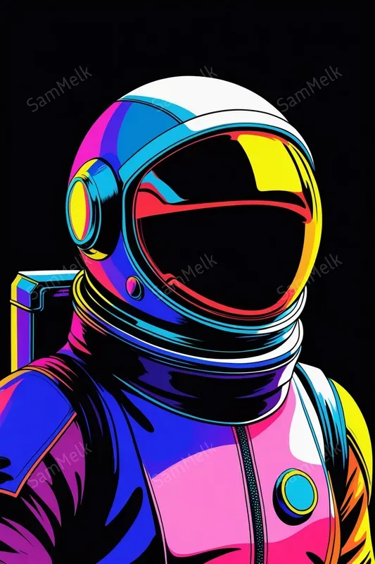 Neon Pop Art Cyberpunk Portraits
