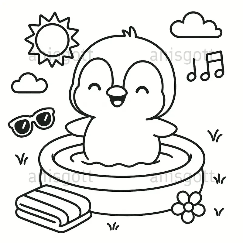 Kdp Cute Summer Nursery Coloring Pages