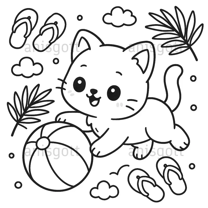 Kdp Cute Summer Nursery Coloring Pages