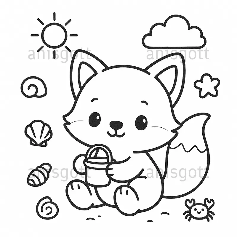 Kdp Cute Summer Nursery Coloring Pages