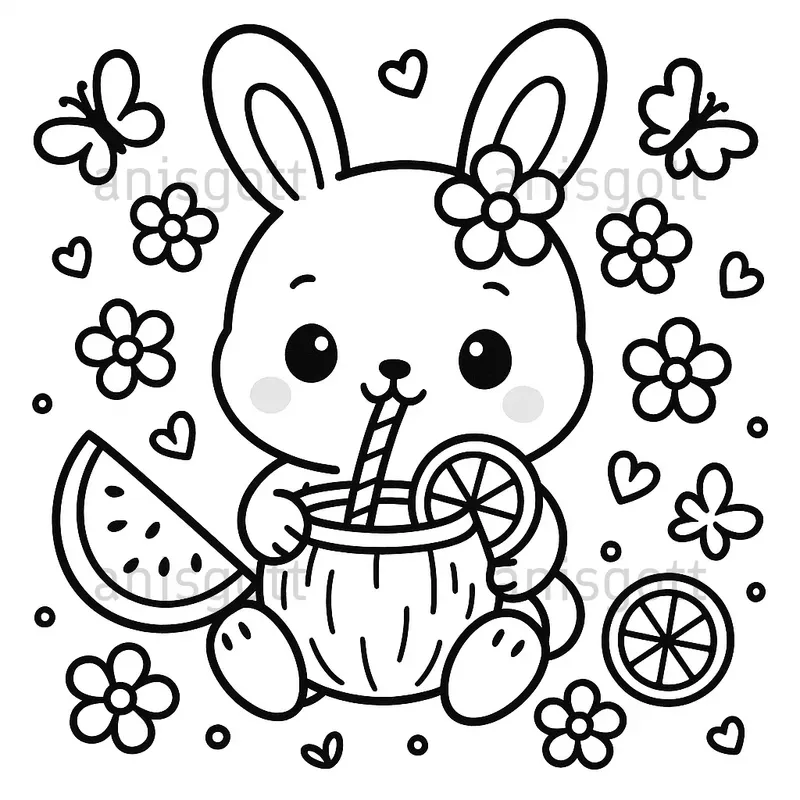 Kdp Cute Summer Nursery Coloring Pages