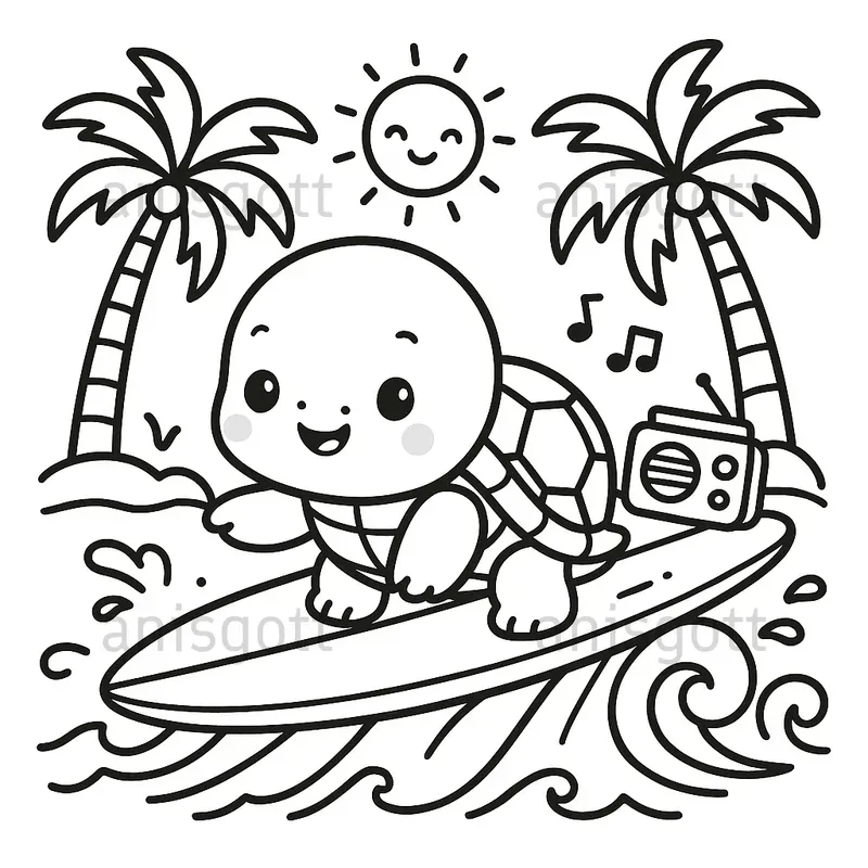 Kdp Cute Summer Nursery Coloring Pages