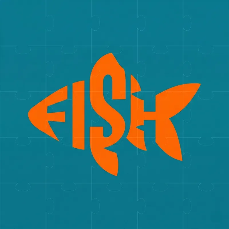 Typographic Shape Logo Designs