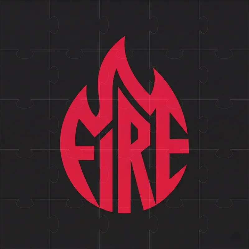 Typographic Shape Logo Designs
