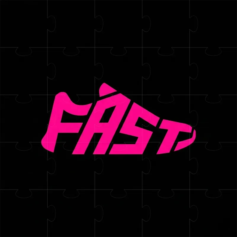 Typographic Shape Logo Designs