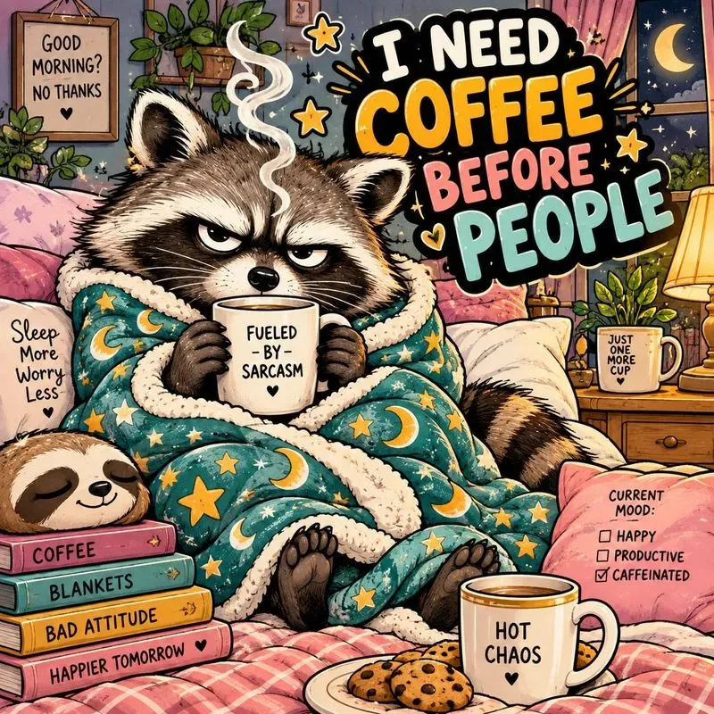 Cute Sarcastic Animal Designs
