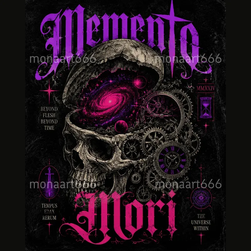 Dark Vintage Streetwear Graphic Prints