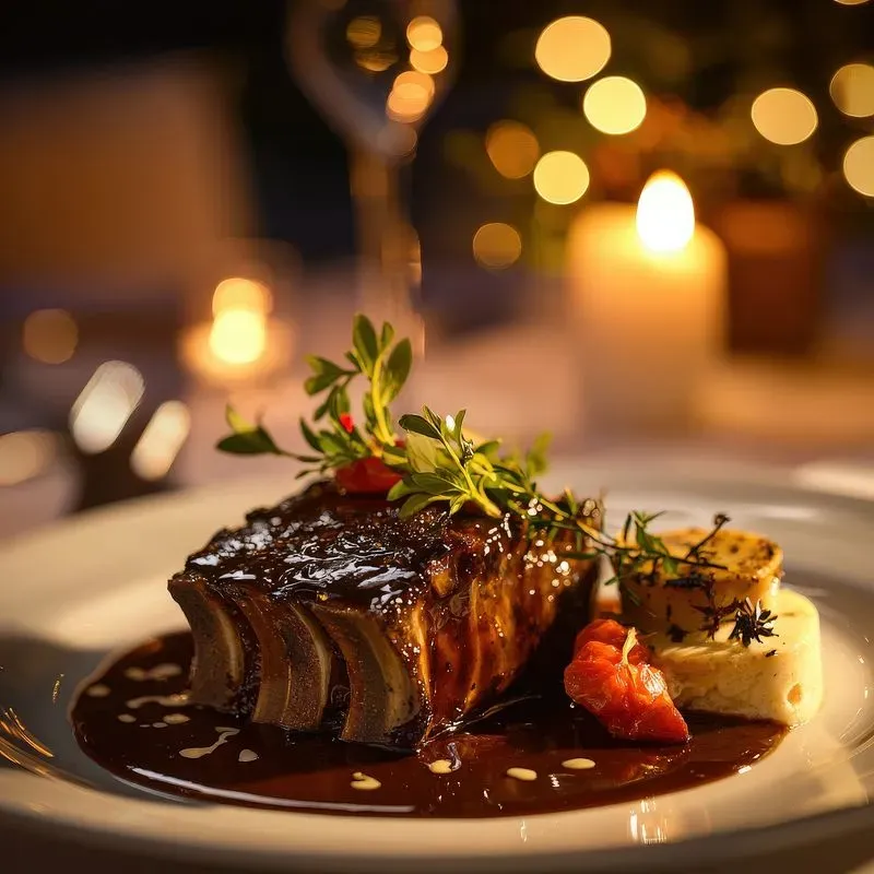 Food Presentations Of Gourmet Main Courses