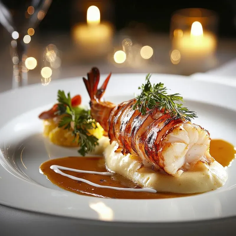 Food Presentations Of Gourmet Main Courses