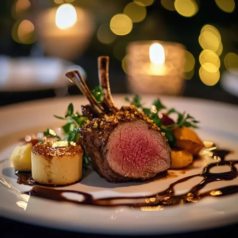 Food Presentations Of Gourmet Main Courses