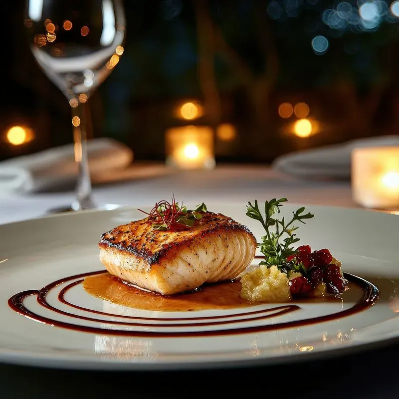 Food Presentations Of Gourmet Main Courses