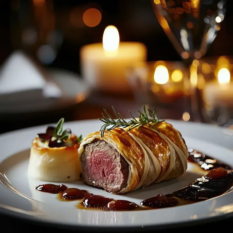 Food Presentations Of Gourmet Main Courses