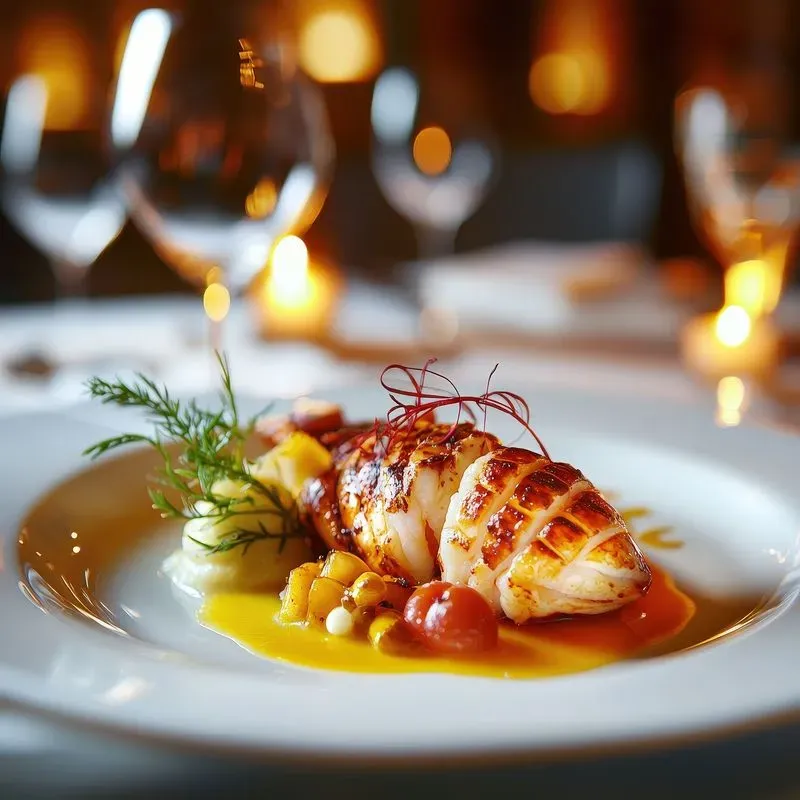 Food Presentations Of Gourmet Main Courses