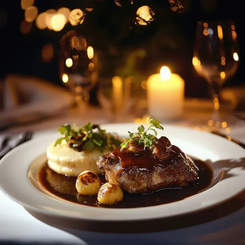 Food Presentations Of Gourmet Main Courses