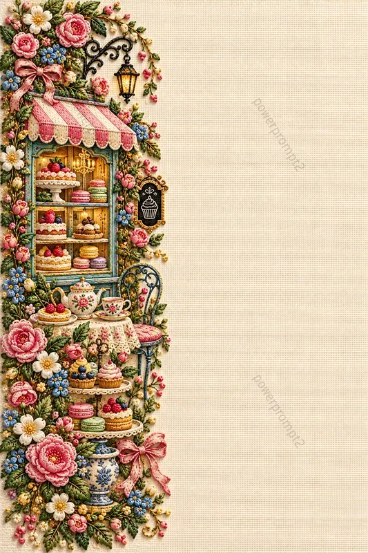 Vibrant Embroidered Stationery