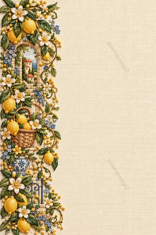 Vibrant Embroidered Stationery