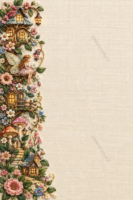 Vibrant Embroidered Stationery